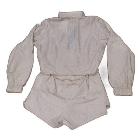 Adidas Windweave Running Carrera Grey Boa Jacket Romper Women's Size Small NWT - Picture 2 of 3